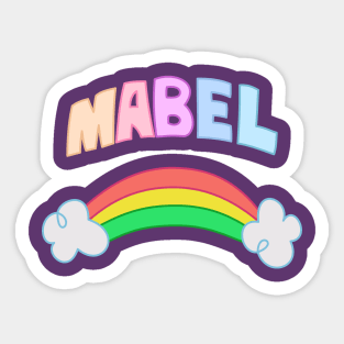 Mabel Rainbow - Mabel's Sweater Collection Sticker